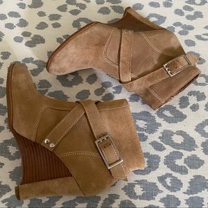 Donald J. Pliner Tan Ankle Boots